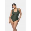 Dorina Jednodielne zoštíhľujúce plavky Farba: Zelená, Veľkosť: 2XL