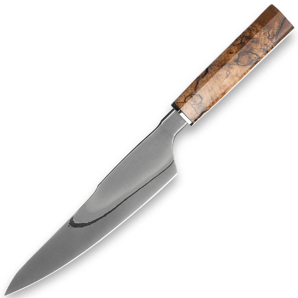 XIN CUTLERY XC135 stabilized spalted maple wood šéfkuchársky nôž 21,4 cm