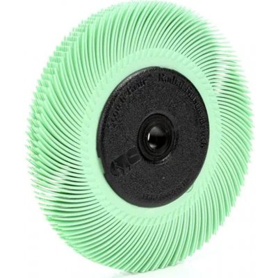 3M 7000046181 TC-10000 1Mikron 150 mm Bristle Scotch-Brite Brúsna kefa Zelená 33217