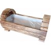 HRADIL Drevený kvetináč s fóliou 50x28x25 cm (š/v/h)