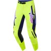 Kalhoty SUPERTECH VISTA, ALPINESTARS (žlutá fluo/fialová/černá, vel. 32)