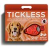 Tickless Pet ultrazvukový odpudzovač kliešťov a bĺch pre psov oranžový