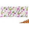 VFstyle nahrievací vankúšik s čerešňovými kôstkami 50x20 cm Flowers