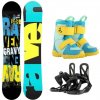 Raven Gravy junior mini snowboard + Beany Kido viazanie + Beany Joker topánky - 90 cm + XXS (EU 25-32)