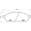 Sada brzdových platničiek kotúčovej brzdy BREMBO P 56 058