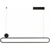 IMMAX 07231L NEO LITE OVALE Inteligentné závesné LED svietidlo 50W 122cm čierna