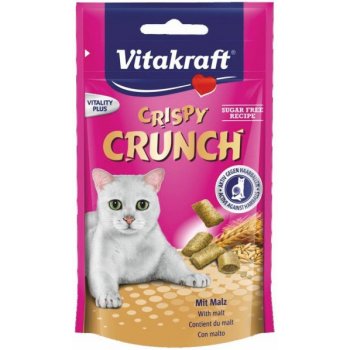 VITAKRAFT Crispy Crunch Malt pre ľahšie vylučovanie prehltnutej srsti 60 g  od 1,09 € - Heureka.sk