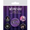 Pyramid International Sada placek Wednesday Nevermore