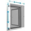Easy Life Sieť proti hmyzu Edge Plus, 70 – 80 × 120 – 140 cm, polyester, hliník, biela, 88-000-2085