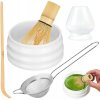 Sada Matcha Premium 5 prvkov Keramika a bambusový napeňovač čaju