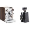 Biepi Sara PID, white/wood + Eureka Mignon Zero 65 All Purpose, CR black