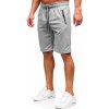 Sivé pánske teplákové šortky Bolf JX806