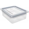 Cambro Víko GripLid s těsněním pro nádoby GN 1/2, průhledné | CAMBRO, Camwear