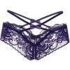 Nohavičky dámske French Lace Open Thong Purple S/M