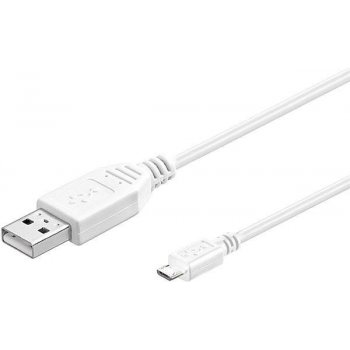 PremiumCord ku2m5fw USB 2.0 prepojovací A-B micro, 5m, bílý od 5,5 € -  Heureka.sk