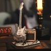 RoboTime 3D drevená skladačka Elektrická gitara