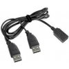 Gembird CCP-USB22-AMAF-3 USB 2x USB 2.0 A male - 1x USB 2.0 A female, 0,9m
