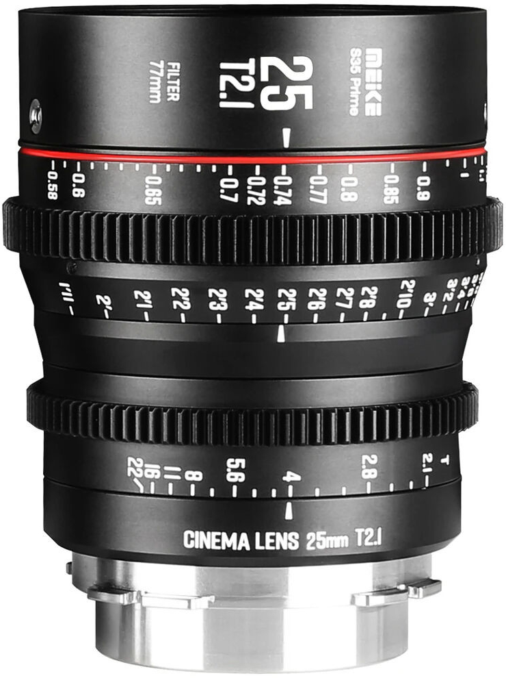 Meike 25 mm T2.1 Super35 Prime Cine Lens EF Mount