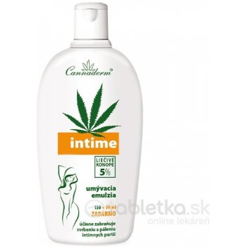 Cannaderm INTIME umývacia emulzia na intímnu hygienu 200 ml