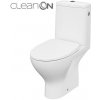 CERSANIT - WC KOMBI MODUO 43 cm 674 010 3/5 CLEAN ON, SEDADLO SLIM WRAM DUROPLAST-SOFT CLOSE K116-036