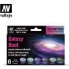 Vallejo sada 77.092 airbrush farieb Galaxy Dust 6x17 ml (Galaxy Dust Paint set 77.092)