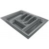 Interex Príborník VIVA - hĺbka 450 mm / Strieborný 510 - 530 mm 410 - 430 mm
