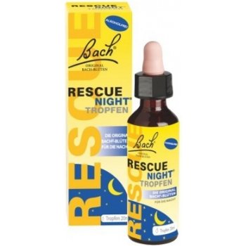 Bachovy originální květové esence Krizové kapky na spaní Rescue Night 20 ml