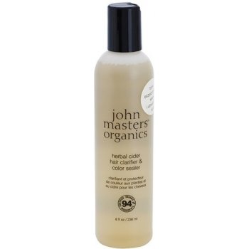 John Masters Organics Herbal Cider Hair Clarifier & Color Sealer Bylinná vlasová kúra pre rozžiarenie a ochranu farby 236 ml