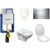 Cenovo zvýhodnený závesný WC set Geberit na zamurovanie + WC S-Line S-line Pro 110.302.00.5ND6