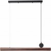 Toolight - LED stropná lampa APP969-1CP, hnedá-čierna mriežka, OSW-07002