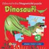 Zábavná magnetická kniha Dinosauři - čti a skladej