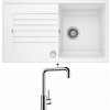 Blanco ZIA 5 S biela s excentrom + Blanco MILI chróm 519413