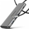 AXAGON HMC-5H, USB 5Gbps hub, 3x USB-A, HDMI 4k/30Hz, PD 100W, kábel USB-C 100cm (HMC-5H)