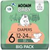 Moomin Baby 6 Maxi 12-24 kg (51 ks), eko plienky