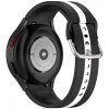 eses Silikónový remienok pre Samsung Galaxy Watch 4 a 5 - Čierno biely prúžok