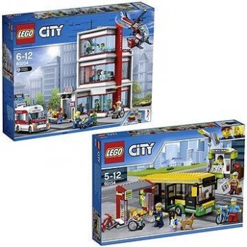 LEGO® set City 60204 Nemocnica + City 60154 Zastávka autobusu od 92,04 € -  Heureka.sk