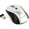 Gembird bezdrôtová optická myš MUSW-4B-02-BS, 1600 DPI, USB,čierno-strieborna