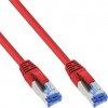 S/FTP (PiMF) Patchkábel LSOH 1.5m cat.6a, červený, Cu