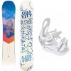 Gravity Mist 24/25 dámsky snowboard + Raven S230 White viazanie + zľava 12 € na príslušenstvo - 149 cm + vázání S/M (EU 37-42)