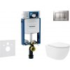 Geberit Kombifix - Set predstenovej inštalácie, klozetu Oudee Vortex a dosky softclose, tlačidlo Sigma30, lakovaný chróm mat/chróm SANI15CA1136