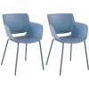 Sada 2 stoličiek Alpena, modrá