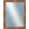 DANTIK - Zrkadlo v rámu, rozmer s rámom 70x90 cm z lišty TOMAS bronz veľká (3029)