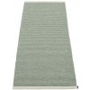 Pappelina Koberec MONO Sage/Army– zelený, veľkosť koberca 60 x 150 cm