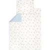 Detské 2-dielne prestieradlo so vzorom, bavlna - modré