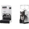 Gaggia New Classic E24 BC, white + Eureka Mignon Specialita, NX black
