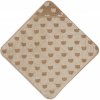 Jollein Osuška s kapucňou froté 75x75 cm Jacquard Teddy Bear