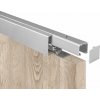 SISCO SISTEM SC - POSUVNÝ SYSTÉM 100 SILENT 120 KG s krytom na profil Prevedenie: SC – posuvný systém 100 SILENT pre dvojkrídlové dvere 2D 4000/120 s krytom