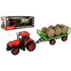 Traktor Zetor s prívesom a balíkmi na zotrvačník 36cm – zvuk a svetlo