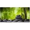 Foto obraz sklo tvrzené kamene zen 100x50 cm
