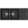 Sinks PERFECTO 1160 DUO Metalblack
